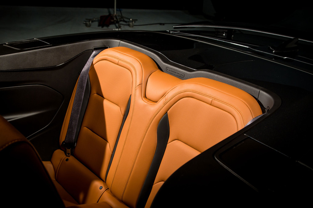 2016 chevrolet camaro convertible rear seat