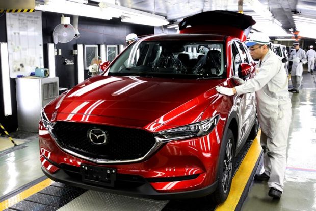 Mazda started production of the all-new Mazda CX-5 yesterday at Ujina Plant No. 2 near the company’s global headquarters in Hiroshima.