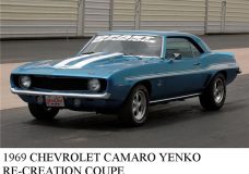 1969 CHEVROLET CAMARO YENKO RE CREATION COUPE