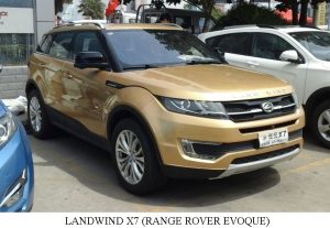 LANDWIND X7 RANGE ROVER EVOQUE