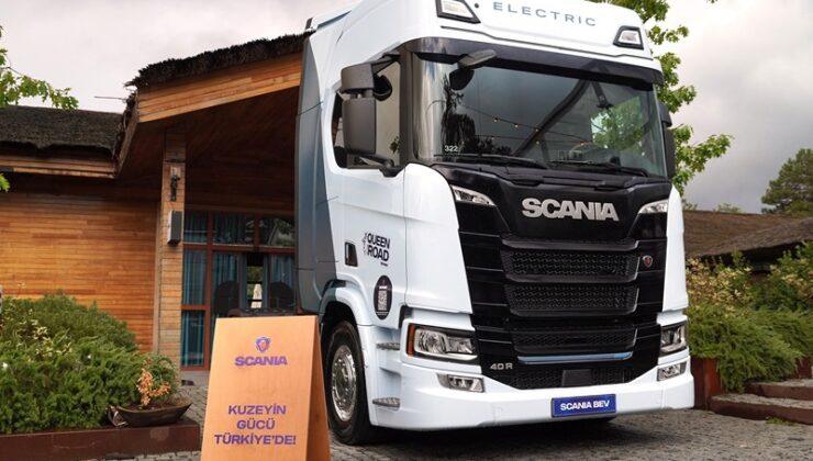 Elektrikli Scania Kamyon 3 bin 300 Km Yol Yaptı